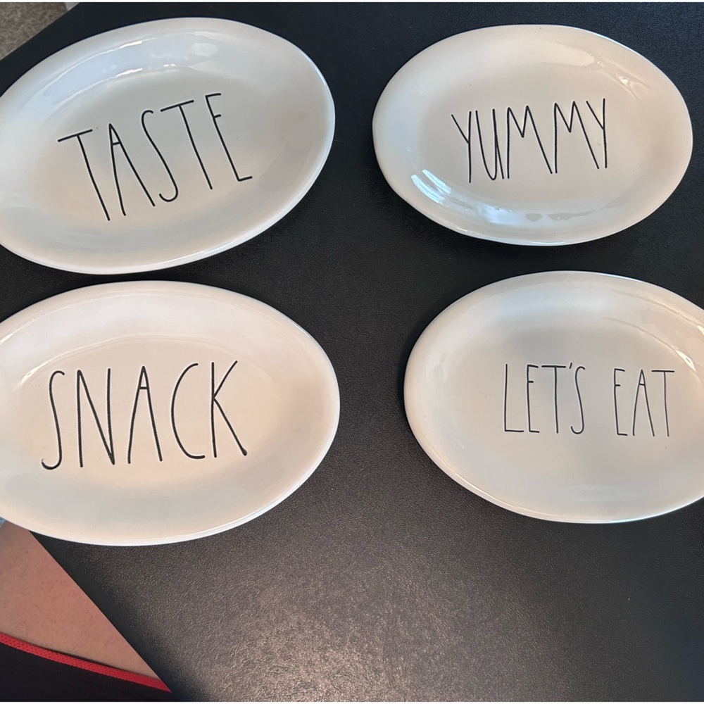 Rae Dunn Snack Plates